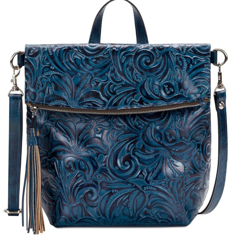 luzille tooled convertible backpack